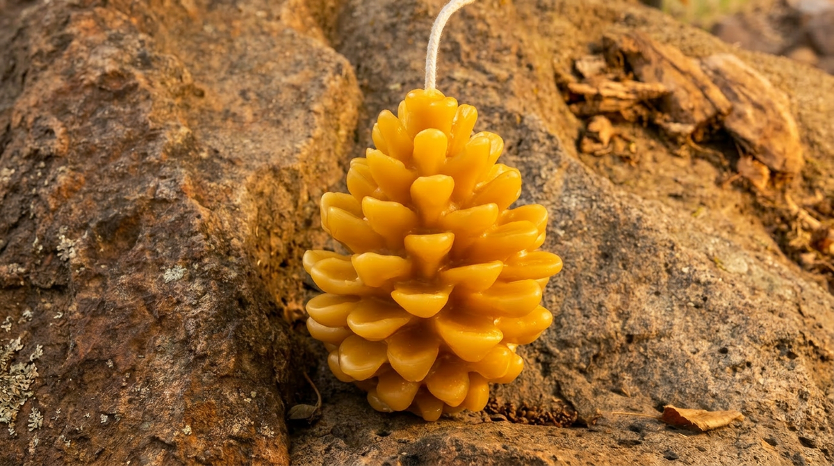 Woodland Harvest — Pure Beeswax Candle Collection