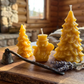 Snowman Beeswax Candle