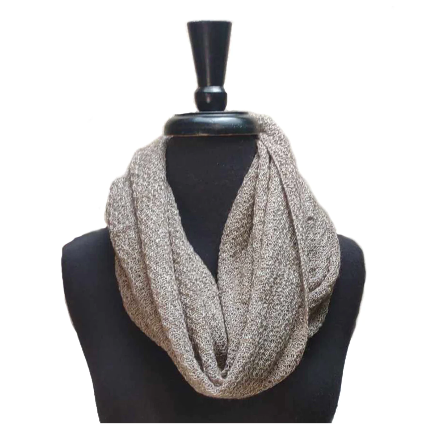 Bison Wool & Silk INFINITY SCARF