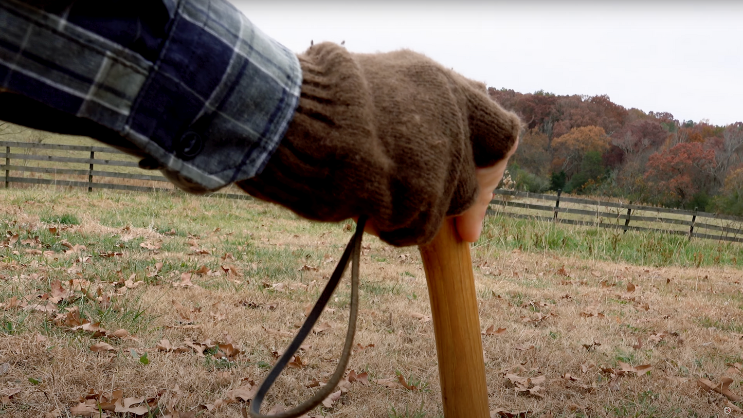 EXTREME FINGERLESS BISON WOOL GLOVES