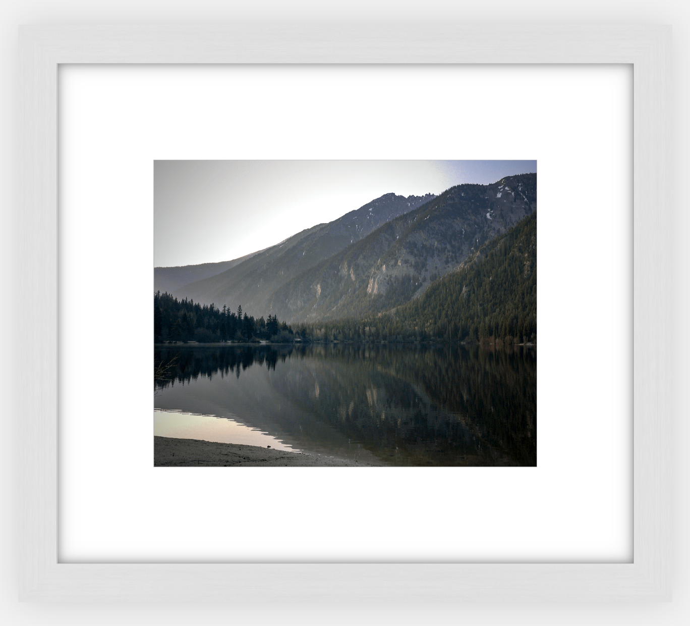 Cottonwood Lake Framed Print