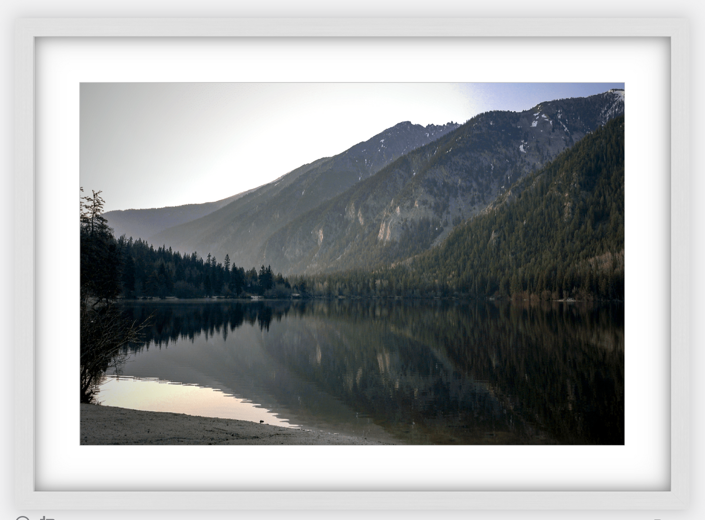 Cottonwood Lake Framed Print