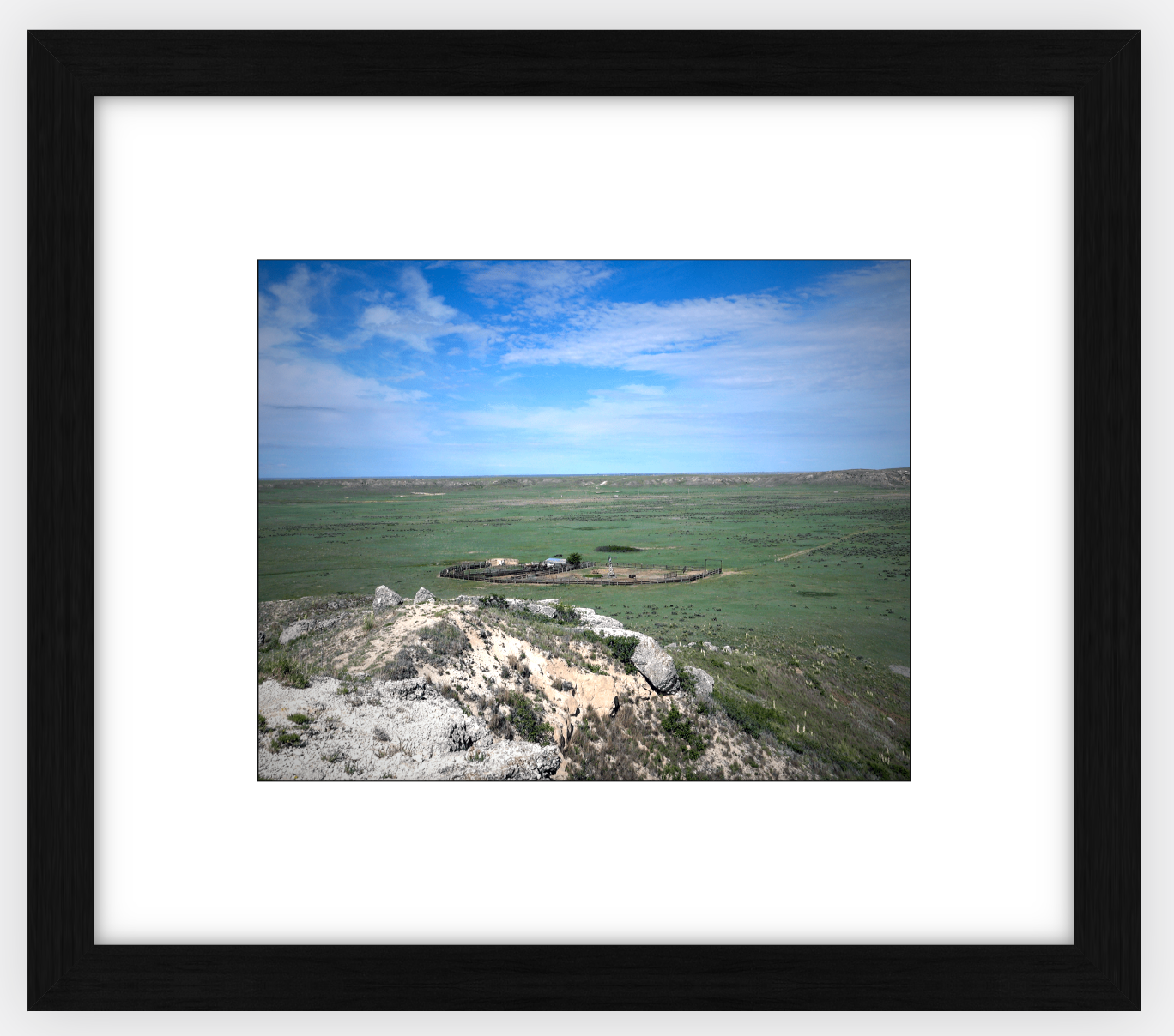 Big Basin Kansas Framed Print