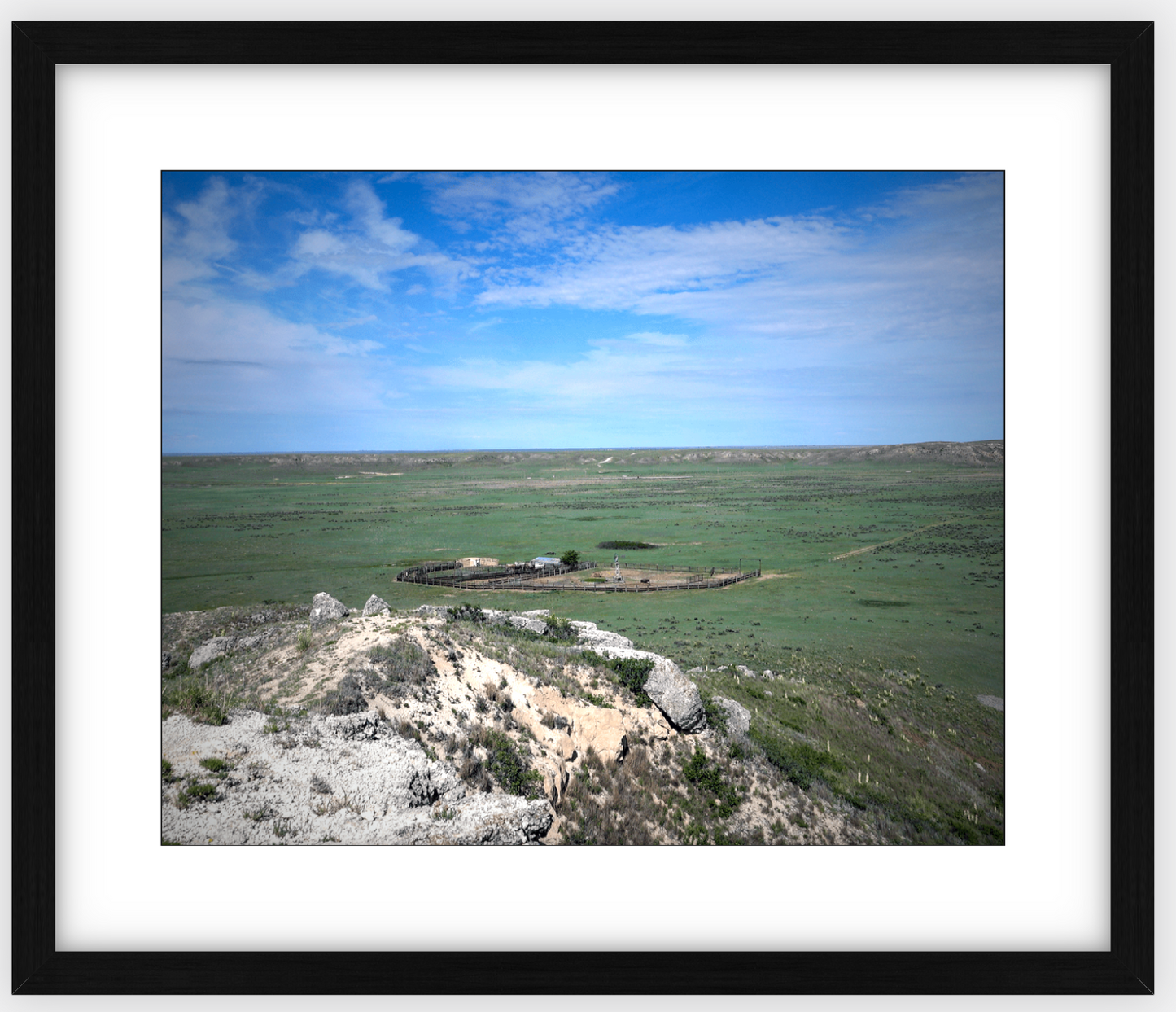 Big Basin Kansas Framed Print