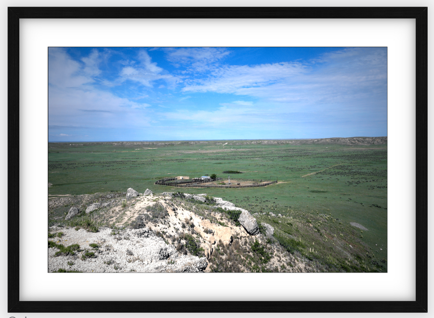 Big Basin Kansas Framed Print