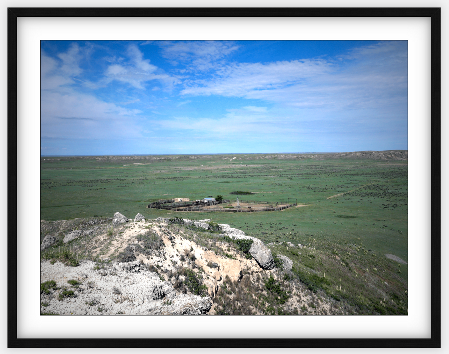 Big Basin Kansas Framed Print