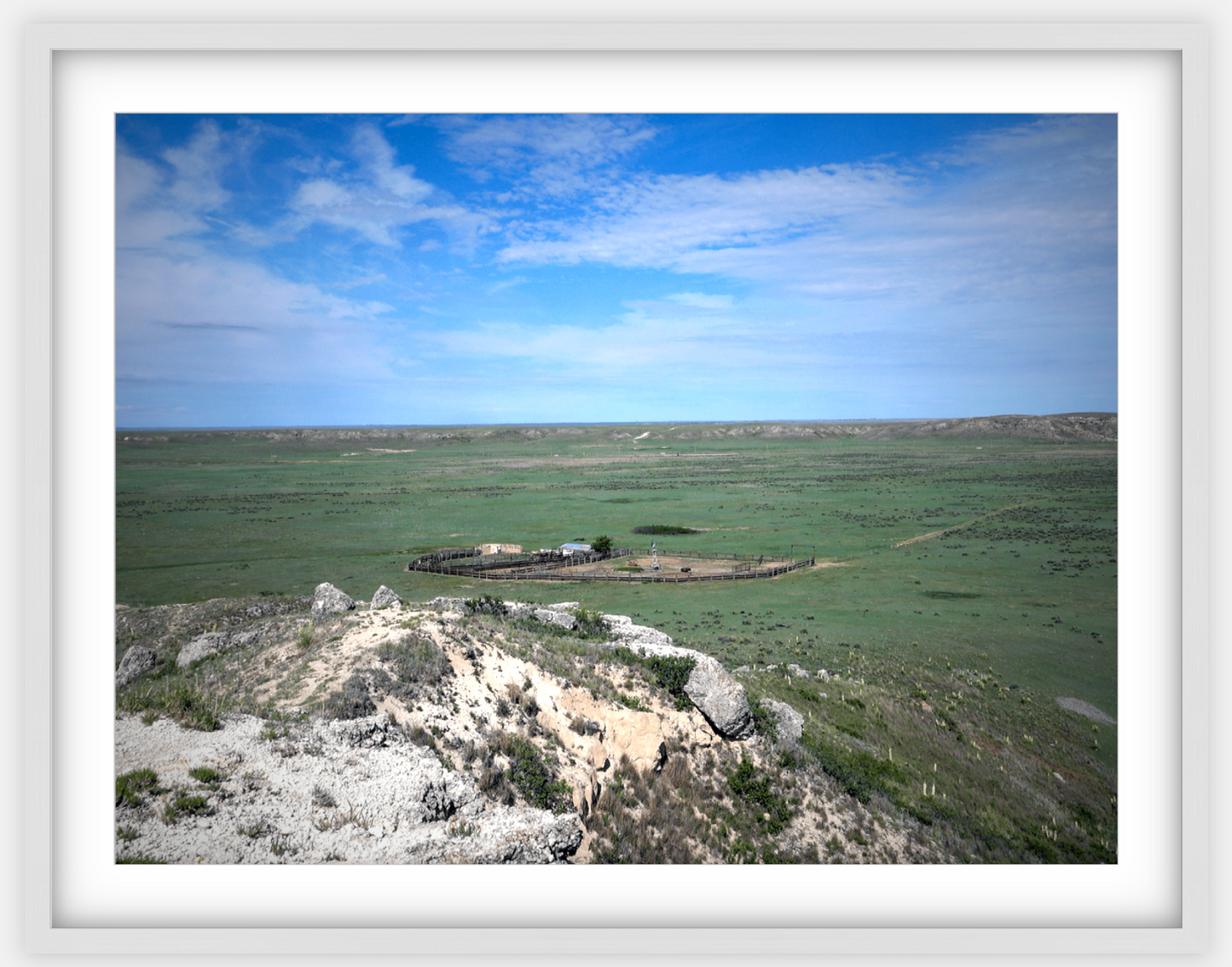 Big Basin Kansas Framed Print