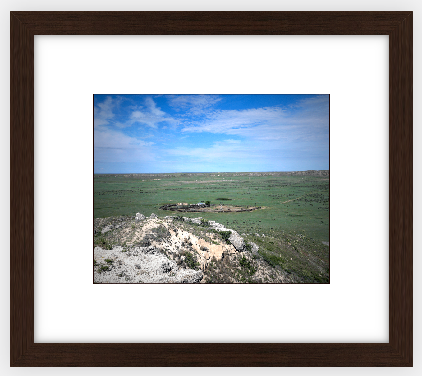 Big Basin Kansas Framed Print