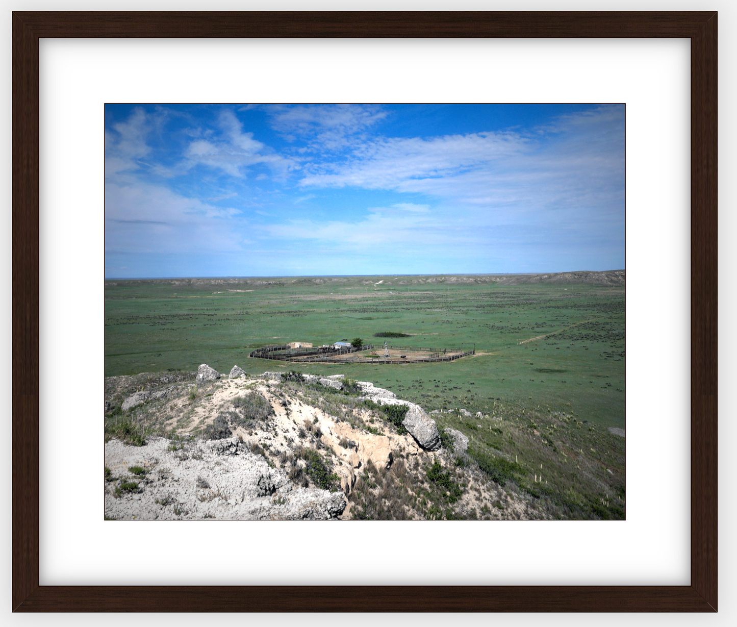 Big Basin Kansas Framed Print