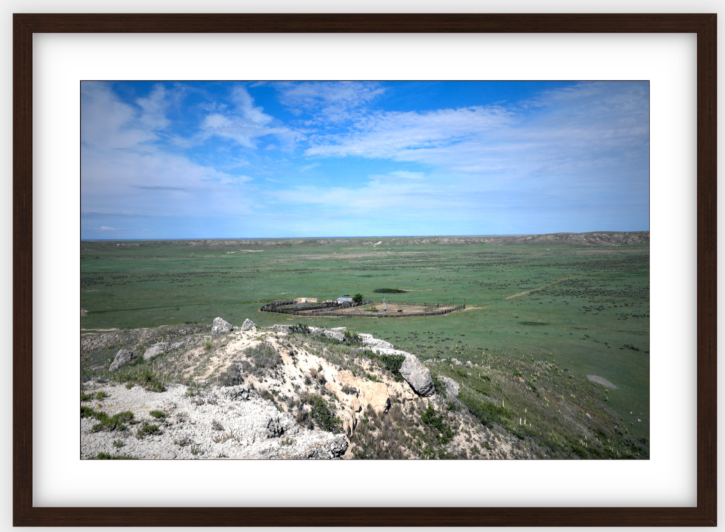 Big Basin Kansas Framed Print