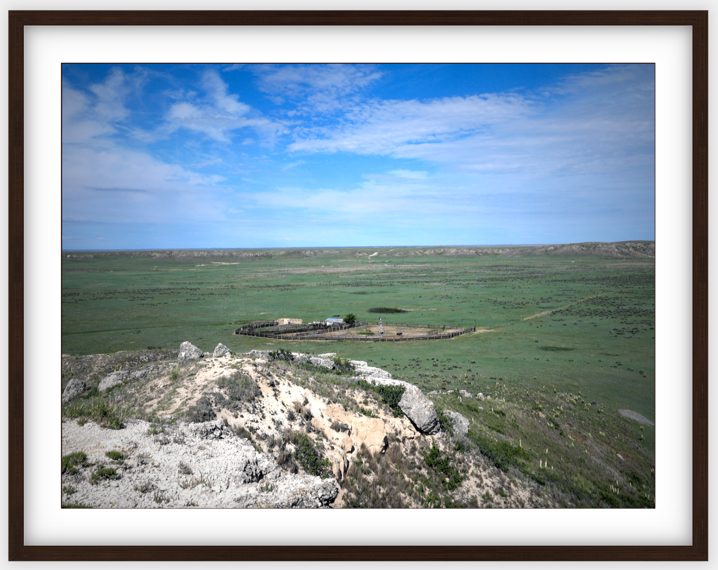 Big Basin Kansas Framed Print