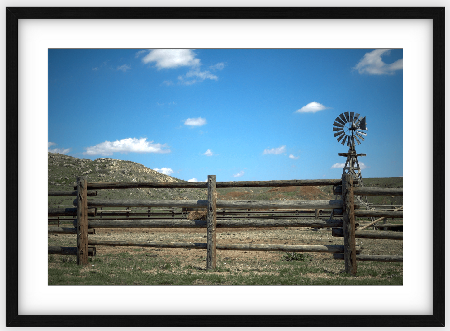 Big Basin Preserve Kansas Framed Print