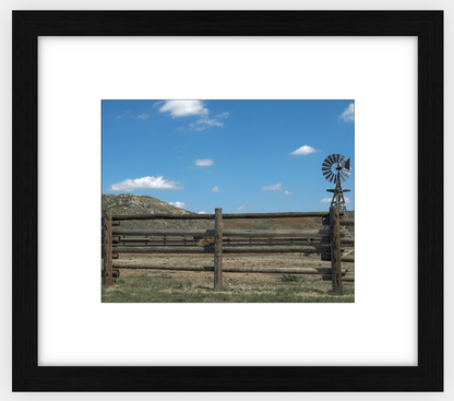 Big Basin Preserve Kansas Framed Print