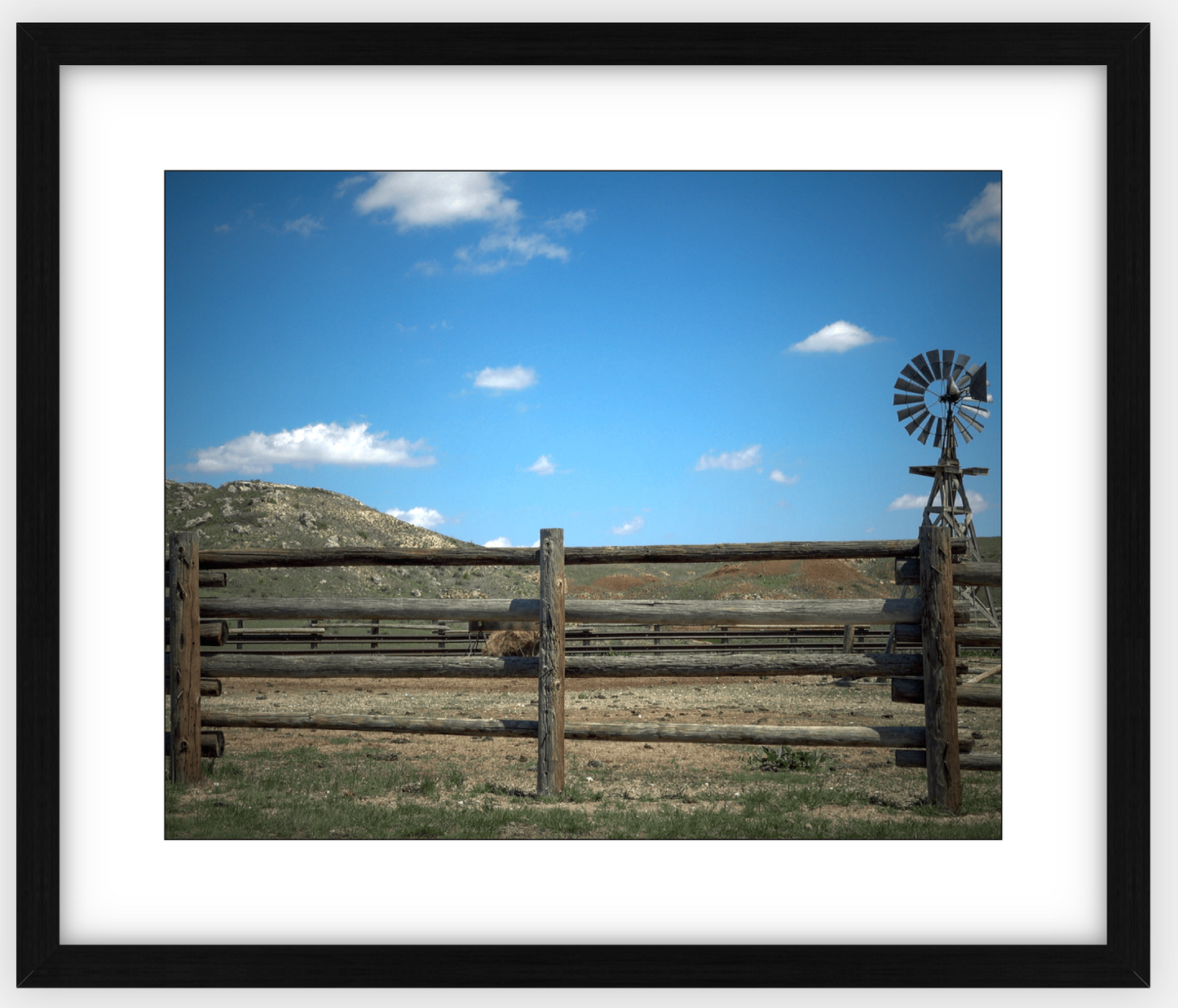 Big Basin Preserve Kansas Framed Print