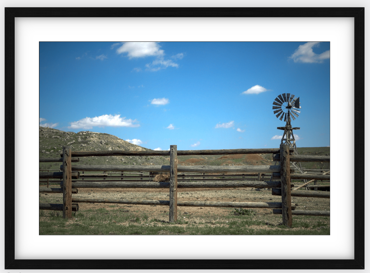 Big Basin Preserve Kansas Framed Print