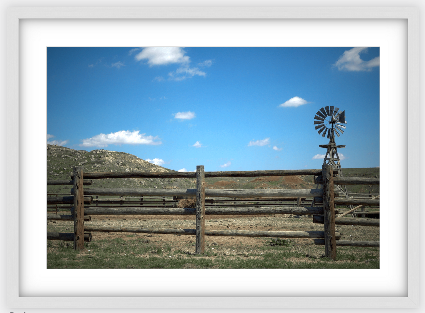 Big Basin Preserve Kansas Framed Print