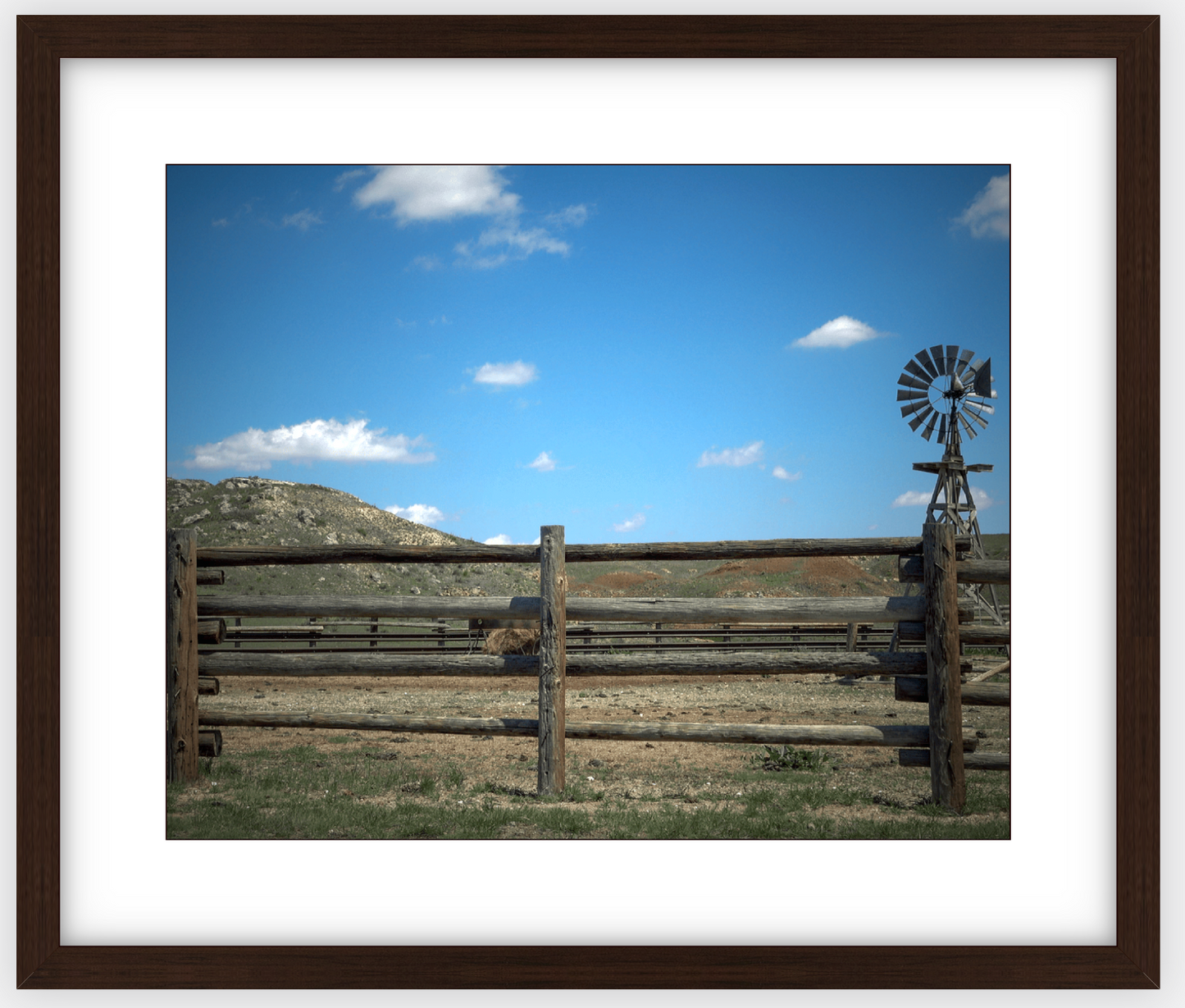 Big Basin Preserve Kansas Framed Print