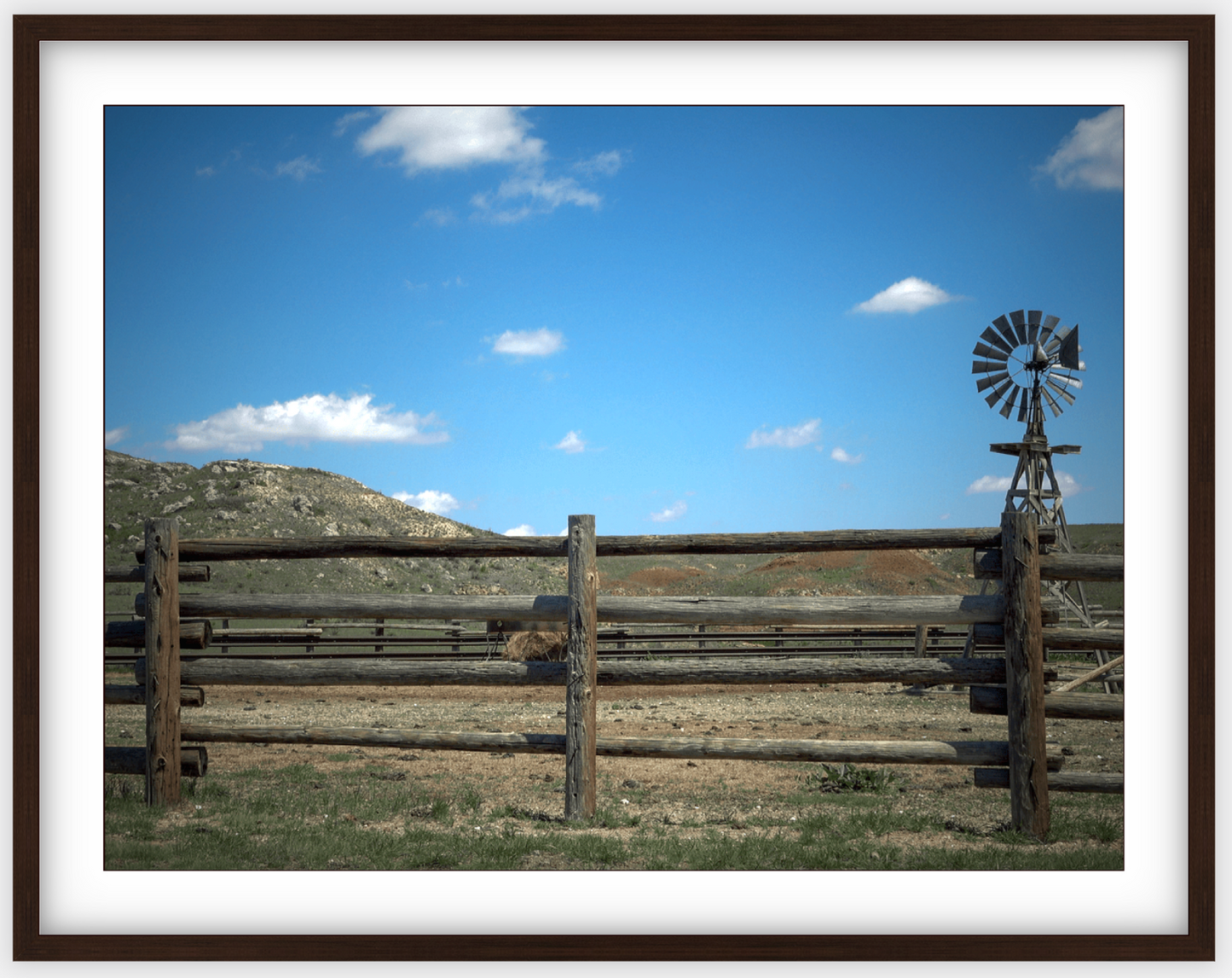 Big Basin Preserve Kansas Framed Print