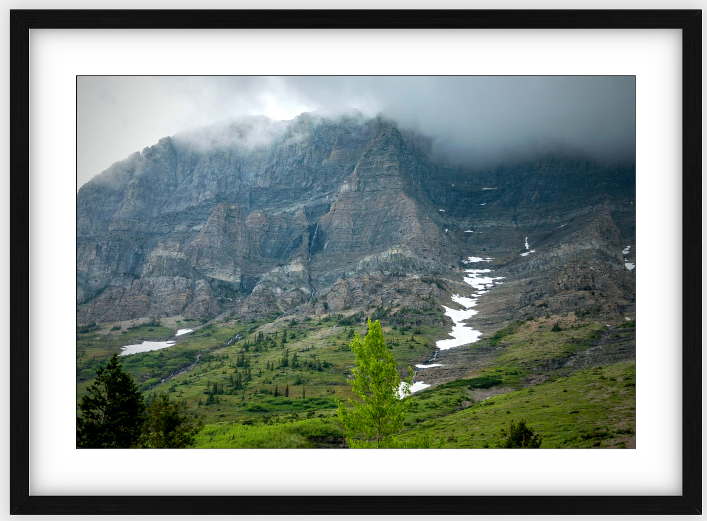 Montana Glacier Framed Print