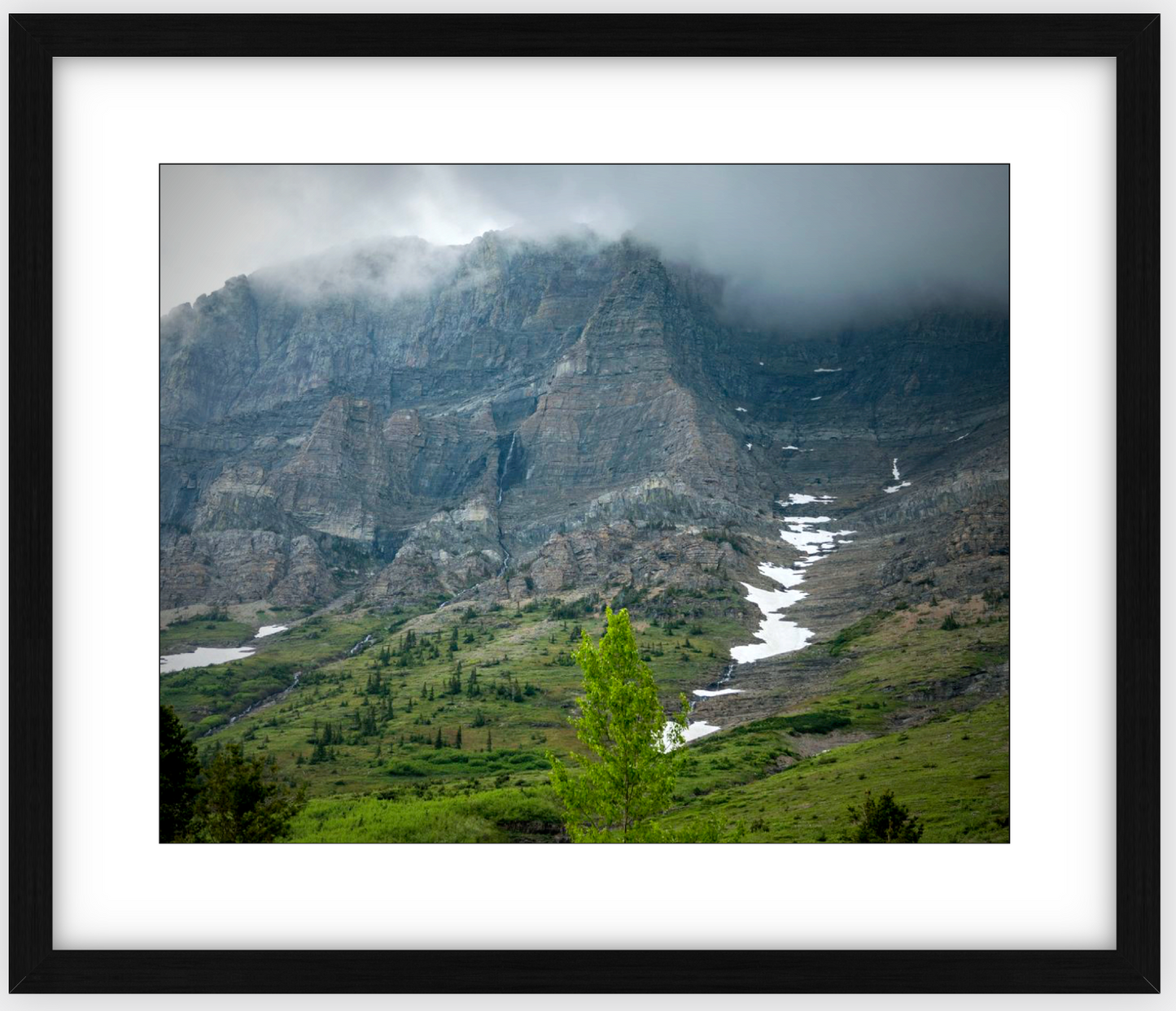 Montana Glacier Framed Print