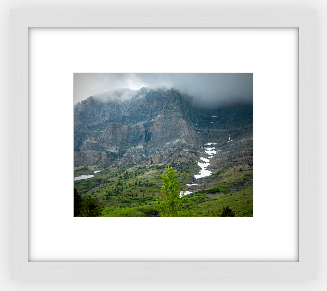 Montana Glacier Framed Print