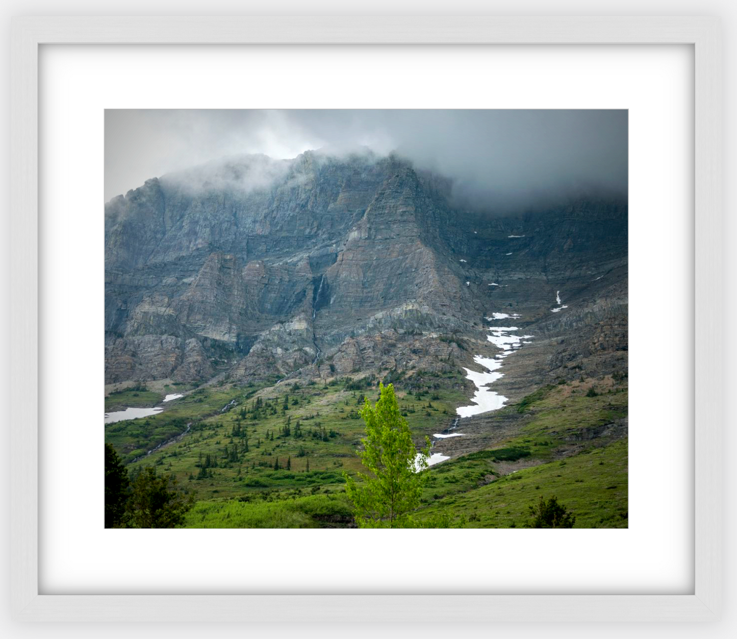 Montana Glacier Framed Print