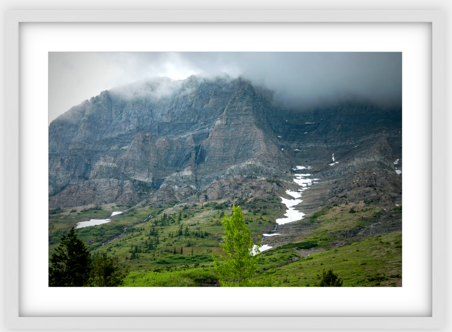 Montana Glacier Framed Print