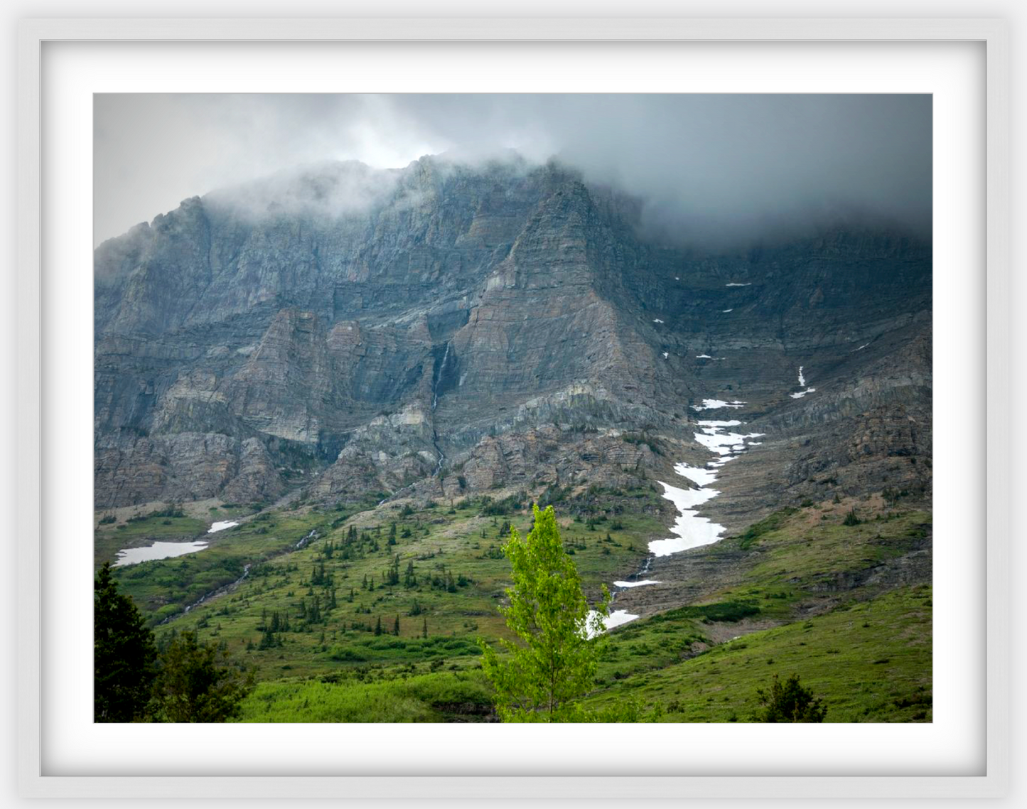 Montana Glacier Framed Print