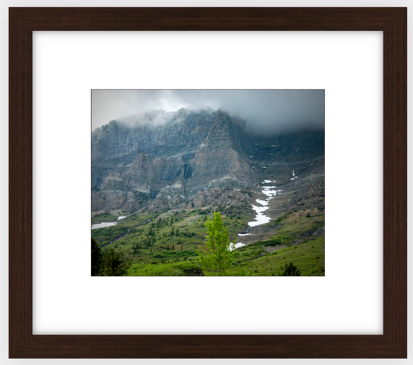 Montana Glacier Framed Print