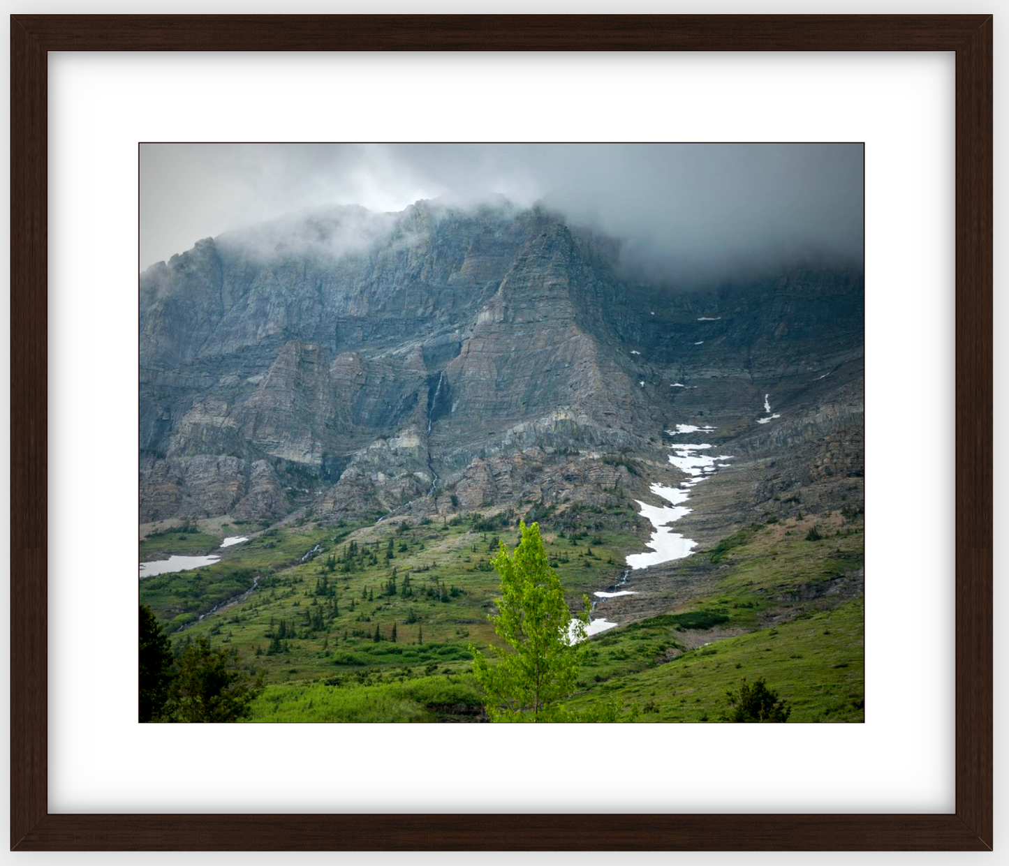 Montana Glacier Framed Print