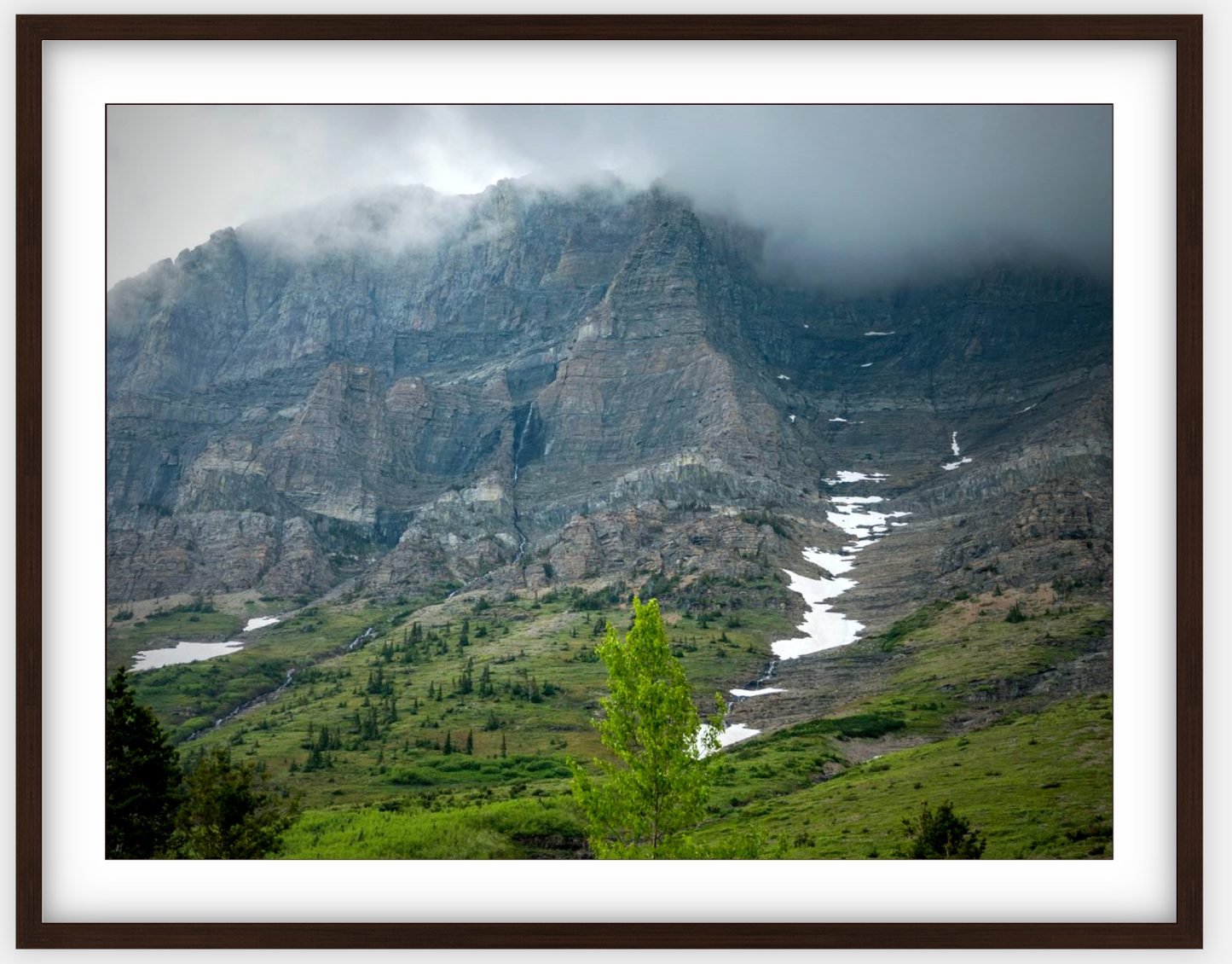 Montana Glacier Framed Print