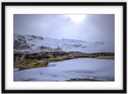 Mammoth Hot Springs Framed Print