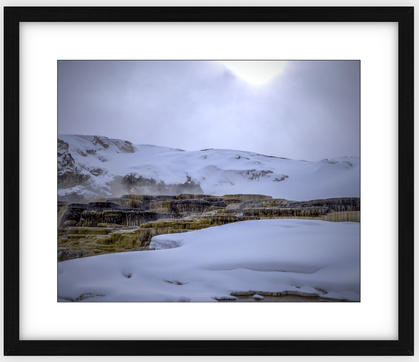 Mammoth Hot Springs Framed Print