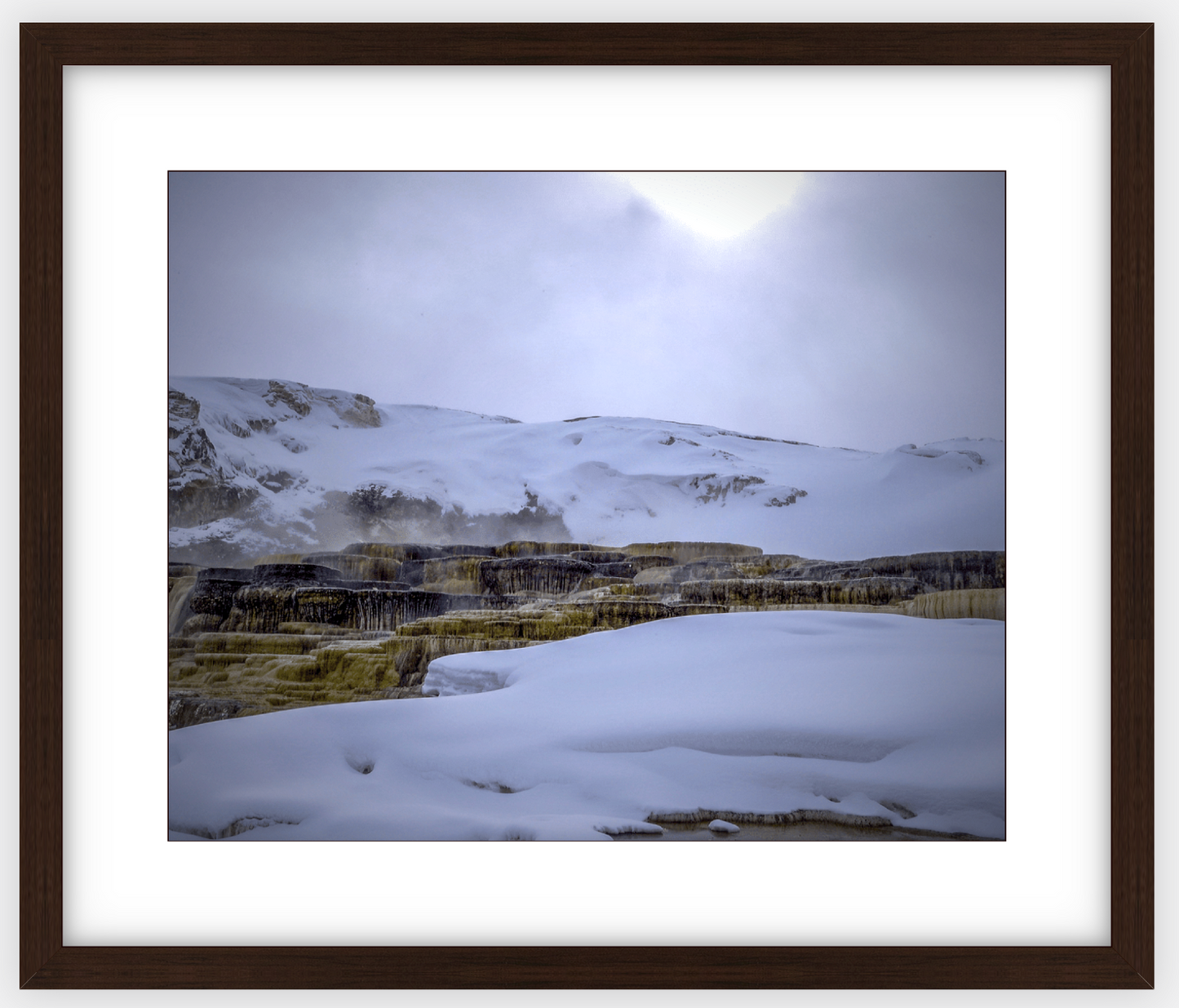 Mammoth Hot Springs Framed Print