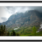 Montana Cloudy Glacier Framed Print