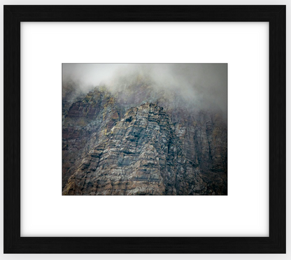 Montana Clouds Glacier Framed Print