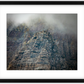 Montana Clouds Glacier Framed Print