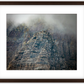 Montana Clouds Glacier Framed Print