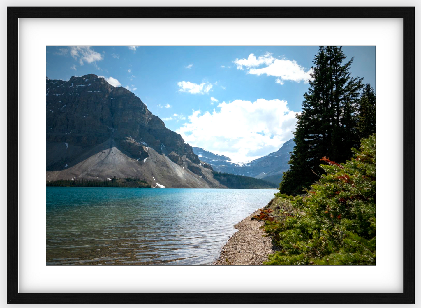 Bow Lake Canada Framed Print