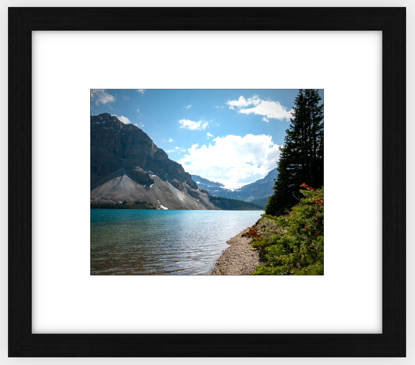 Bow Lake Canada Framed Print