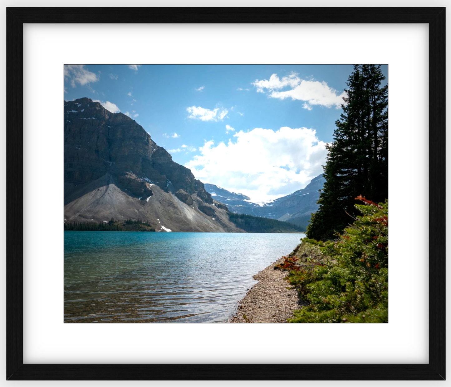 Bow Lake Canada Framed Print