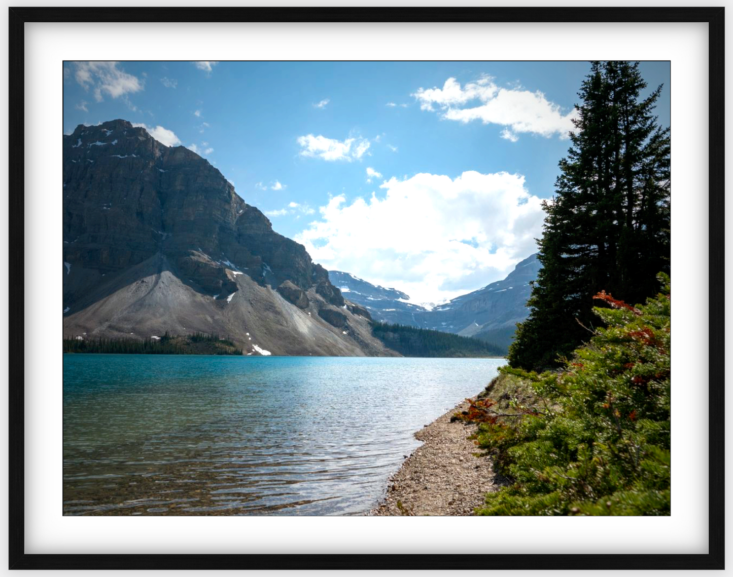 Bow Lake Canada Framed Print