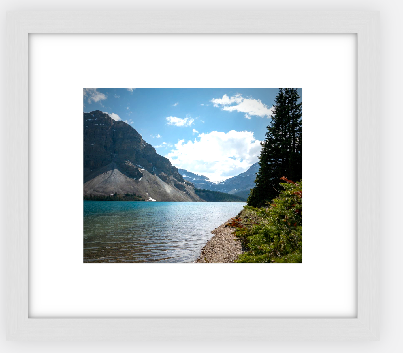 Bow Lake Canada Framed Print