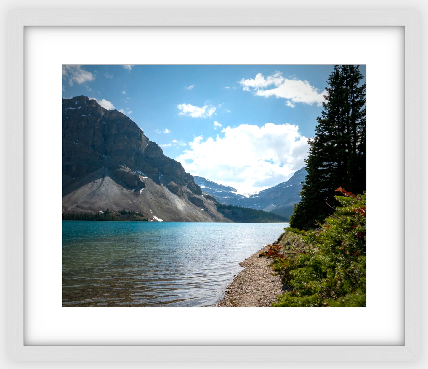 Bow Lake Canada Framed Print