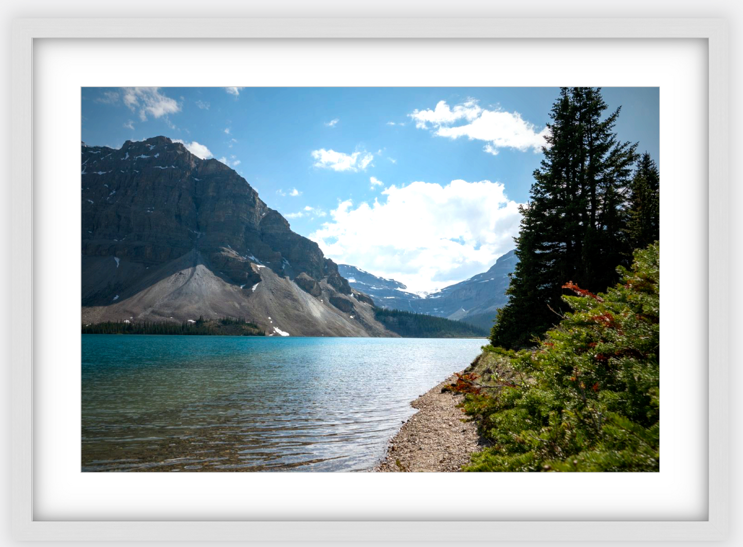 Bow Lake Canada Framed Print