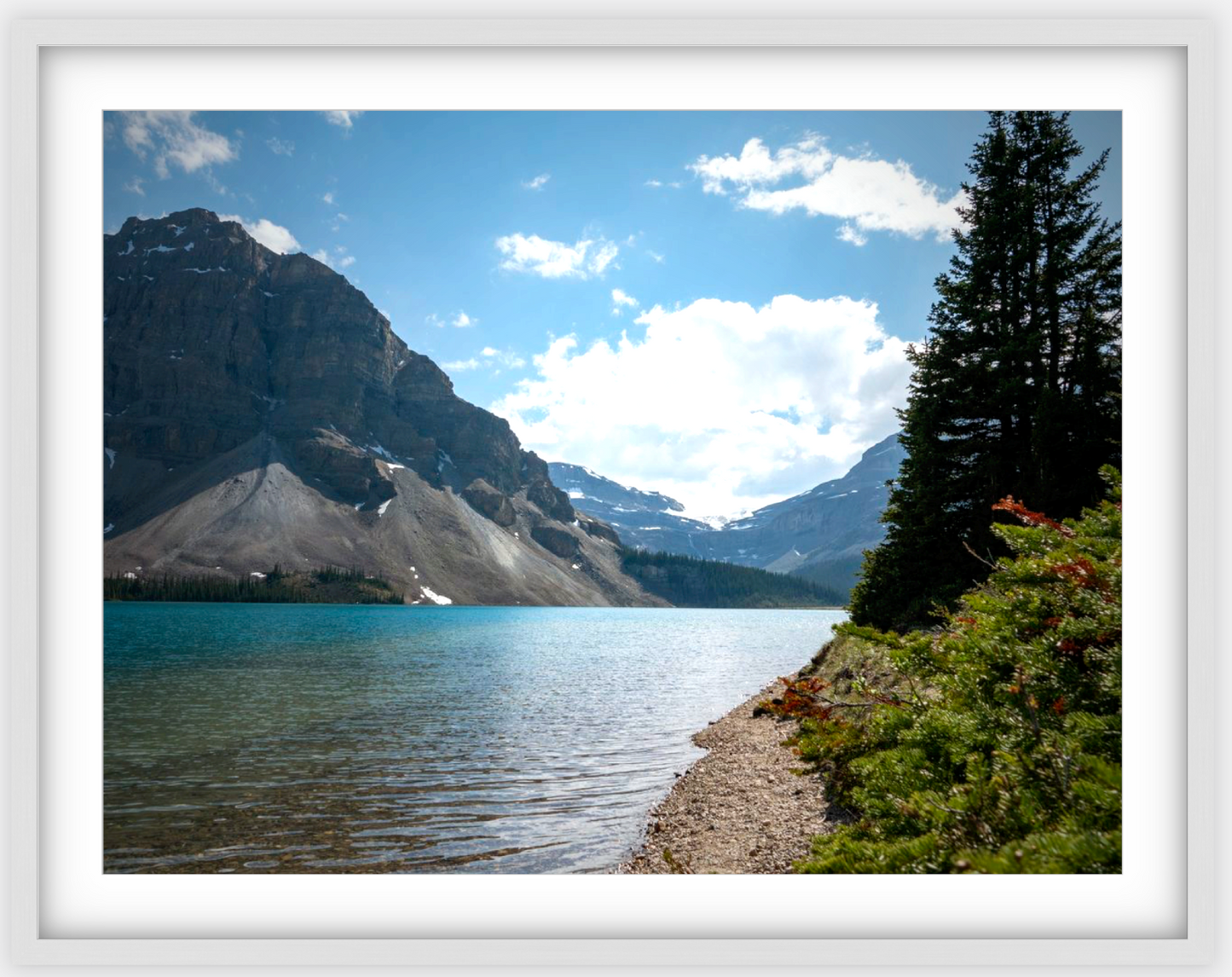 Bow Lake Canada Framed Print