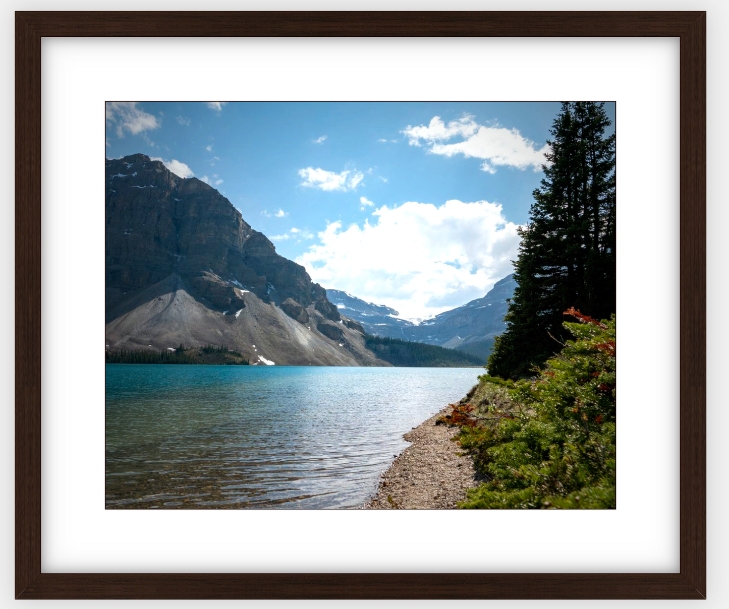 Bow Lake Canada Framed Print