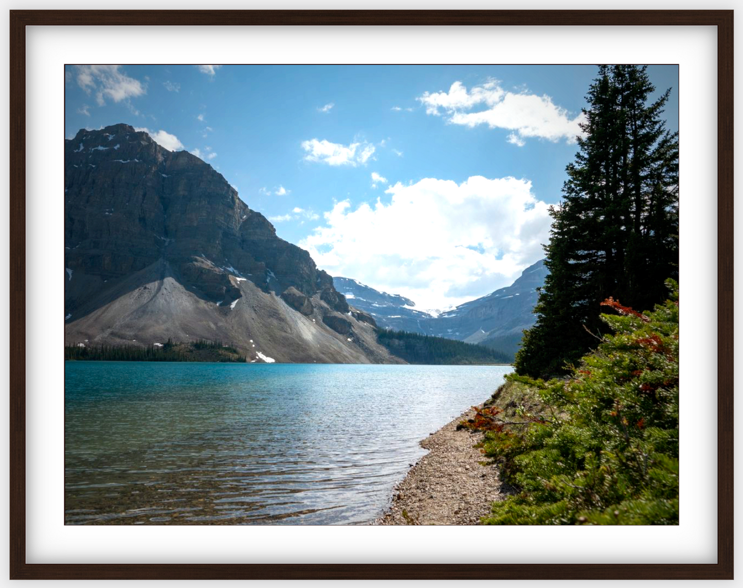 Bow Lake Canada Framed Print