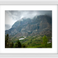 Montana Cloudy Glacier Framed Print