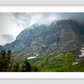 Montana Cloudy Glacier Framed Print